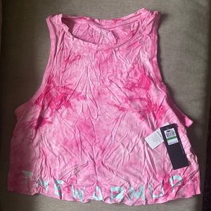 Jessica Simpson Warm-up Crop Tank L Brand New